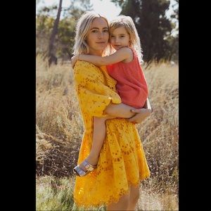 Anthro Tallulah Eyelet Dress (WHITE)